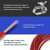 1 Set Pool Cover Winch High-Strength Universal Size Rust-proof Wide Application Simple Installation