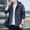 Jacket Men's Spring and Autumn New Style Removable Hooded Windproof Jacket Outdoor Fashion Mountaineering Jacket
