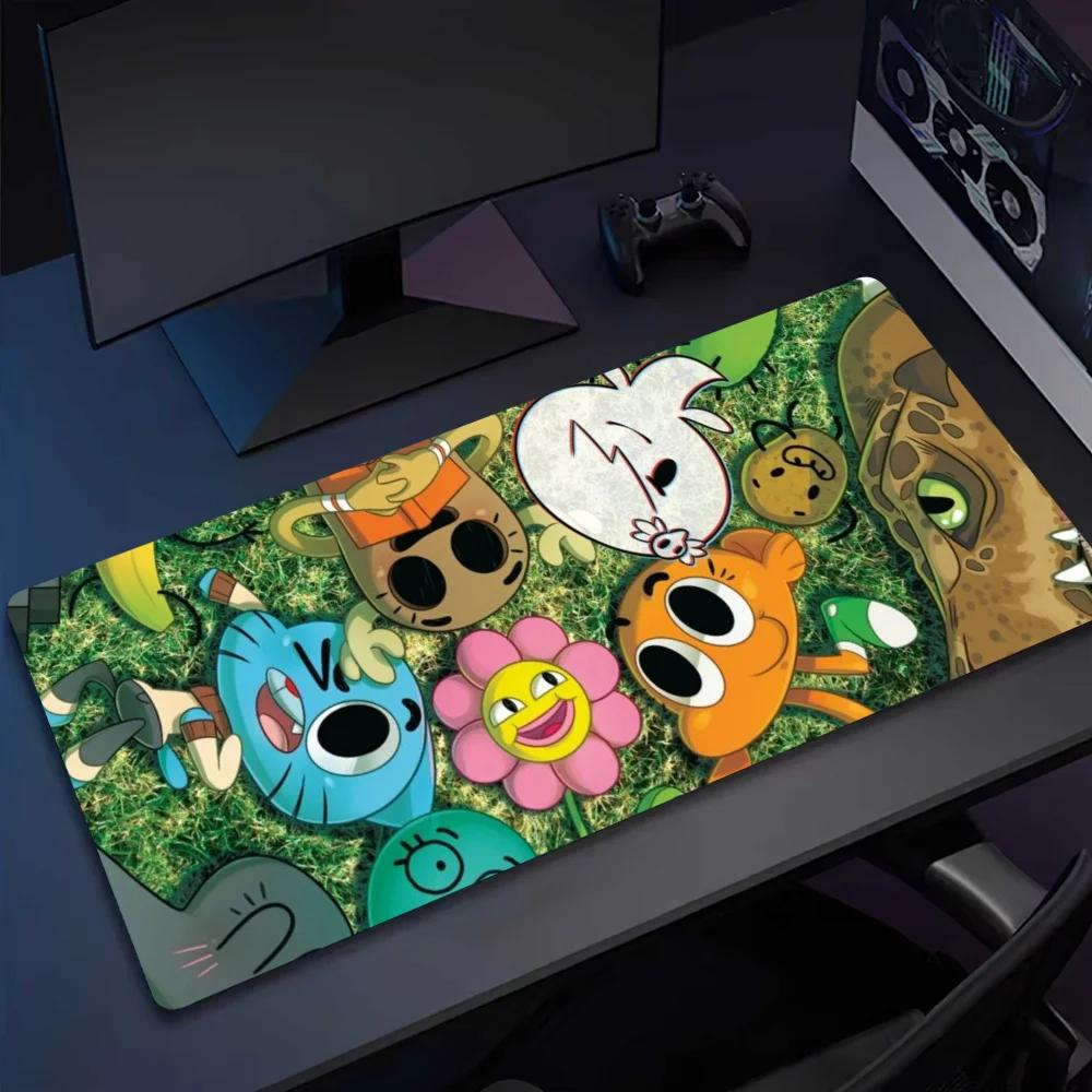 Mousepads Non-slip World Gumball of Lockedge Officetudent Gaming Anime Thickened Large Writing Pad Cushion Mouse Pad