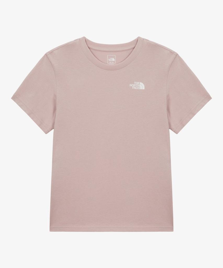 Noseupeiseu Nt7Us30D Women'S Cotton Basic Short Sleeve T-Shirt Grayish Pink