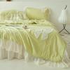 Princess Style Summer Quilt Ruffled Summer Cool Blanket Air-Conditioning Thin Blanket Summer Cooling Machine Washable