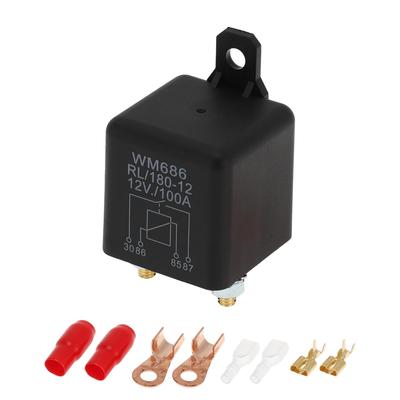 2 Pins 12V 100A Auto Relay Multi Purpose Waterproof Car Relay 1 Set Latching Relay