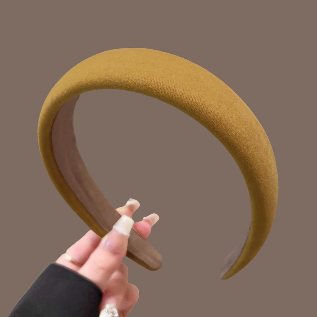 High-End Women's Bow Headband with Teeth - 2025 Face Washing & Hair Pressing Accessory