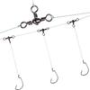 115 Pieces 3-way Fishing Swivels Set T-shape Triple Swivel Connector Fishing Tackle Accessories For Freshwater Seawater