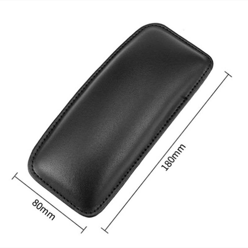 Leather Knee Pad for Car Interior Pillow Comfortable Elastic Cushion Memory Foam Universal Thigh Support Car Accessories 18X8cm