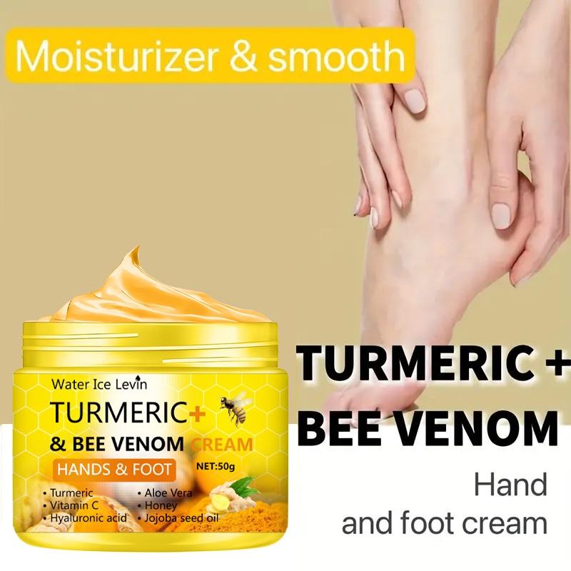 Crema Mani e Piedi Ape Velenosa, una Crema Idratante Naturale per Pelli Secche e Screpolate, Contiene Ingredienti Biologici, Lasciando la Pelle Morbida, Liscia e