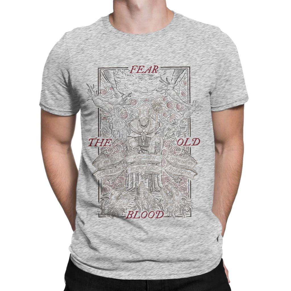 The Old Blood Poster Funny Graphic 100 Cotton Tshirt Bloodborne Tees Tops For Unisex