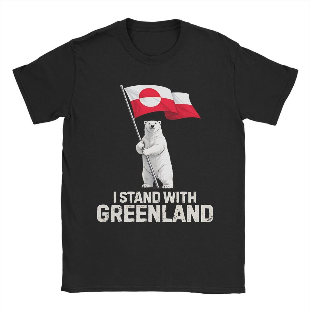 Unisex Womens MAGA T Shirts Greenland 100 Cotton Tops Creative Short Sleeve Crewneck Tee Shirt Gift Idea TShirts