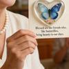Karta Kieszonkowy Uścisk Motyla Akrylowy Prezent Przezroczysty Przenośny Pamiątka Symbol Miłości Zachęta Inspirująca Karta Prezentowa