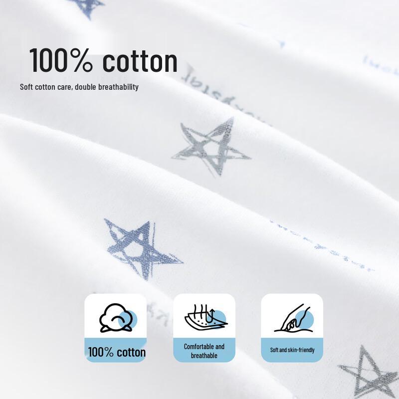 Yiershuang Boys' Pure Cotton Long Sleeve Pajama Set