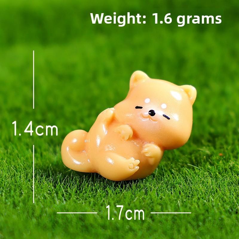 Shiba Inu Baby Resin Hantverksprydnad För Festfirande Och Gåvogivning