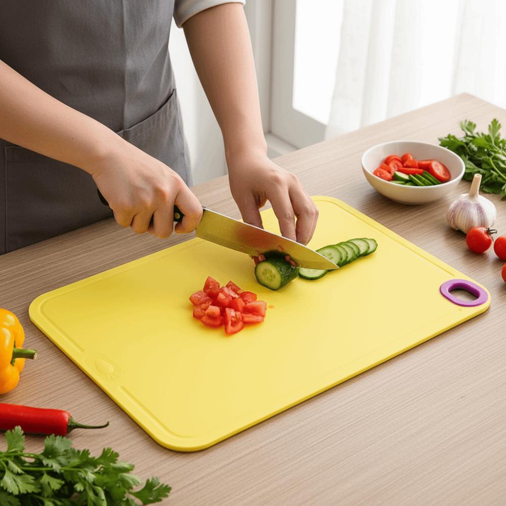 Mildew-Resistant Charcuterie Board Thickened Cutting Plate Mat Chopping Block Kitchen Use