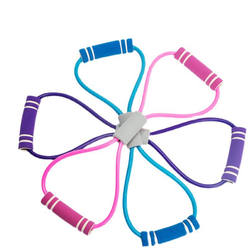 Figure-8 Resistance Band for Home Fitness and Yoga: Shoulder Opening & Back Strengthening. Perfect Fitness Gift.