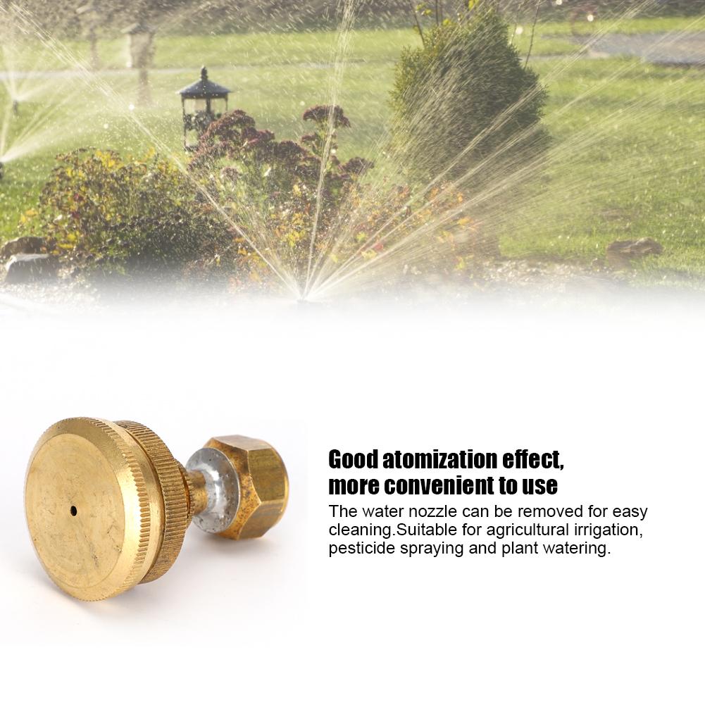 2Pcs G1 4in Female Thread High Pressure Adjustable Spray Nozzle for Agriculture Irrigation