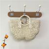 Summer simple hand-carried vegetable basket woven bag women's new butterfly-shaped handmade straw women's bag handbag