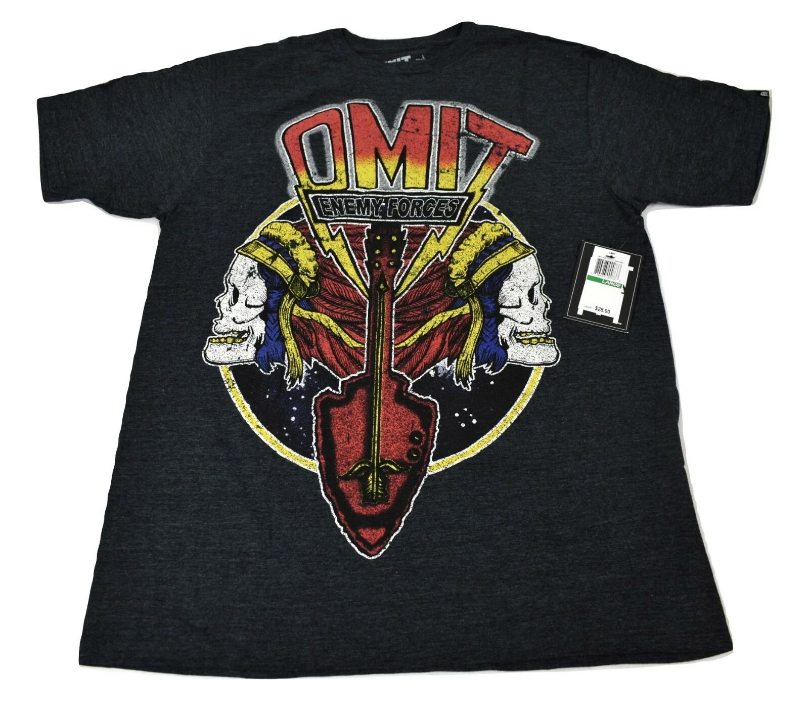 Omit Mens Triumphant Splendor Enemy Forces Tee Shirt New L S