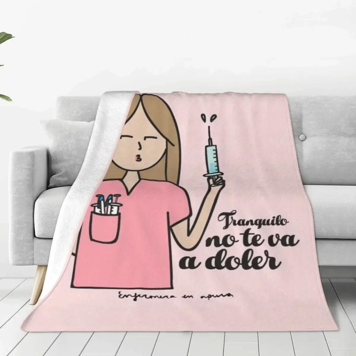 

Одеяло Enfermera En Apuros Cool Nurse Injector Travel Flannel Throw Blanket Super Warm Couch Chair Sofa Bed Design Bedspread 30x40in