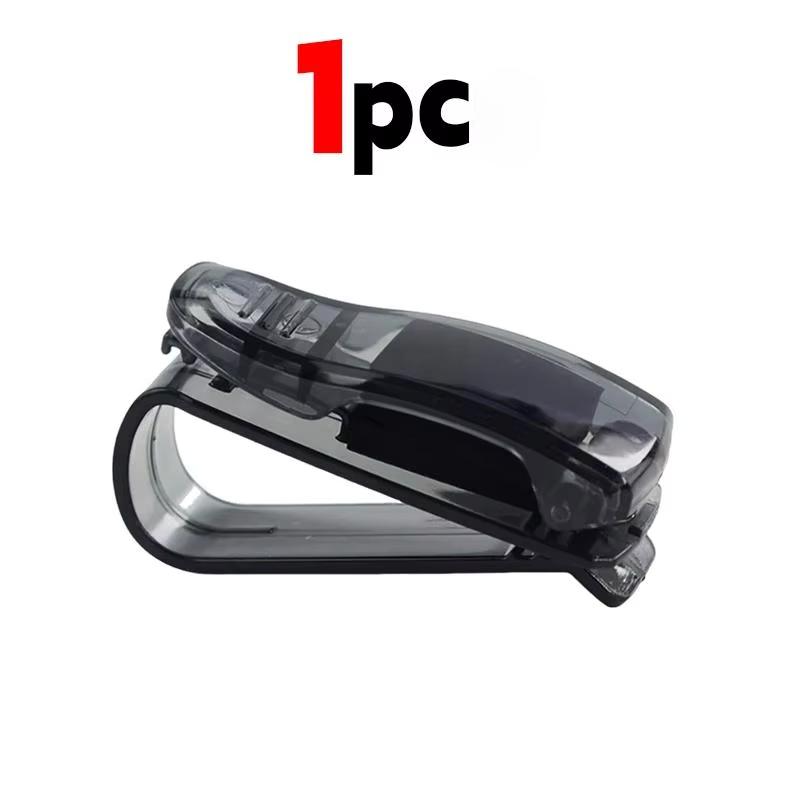 

Multifunctional Glasses Clip Sunshade Eyeglass Frame Abs Material With Id Card Slot Essential Automotive Interior Accessory
