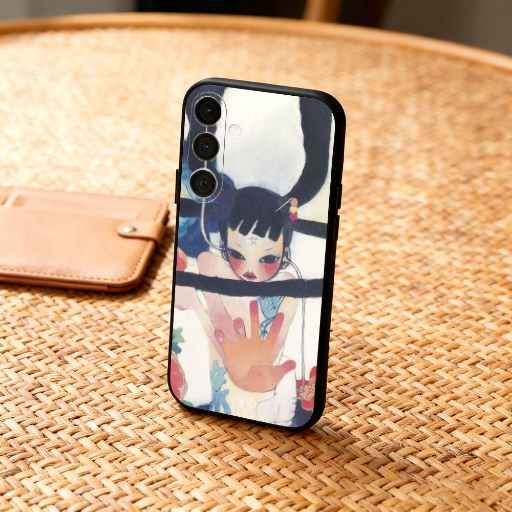 A-Art E-Essay-A-Aya T-Takano  Phone Case For Samsung  A73,A21s,A22,A31,A32,A52,A53,A71,A80,Soft Black Shell