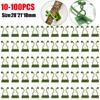 100-10 Stück Pflanzenkletterwand Selbstklebender Befestigungsschnallenhaken Befestigung Gebundene Befestigungsschnalle Gartenpflanze Wandkletterpflanze Clips