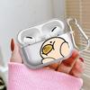 Cute Duck Clear Earphone Cases Cover Case For Airpods 1 Pro2 4 Pro 2 Pro3 3
