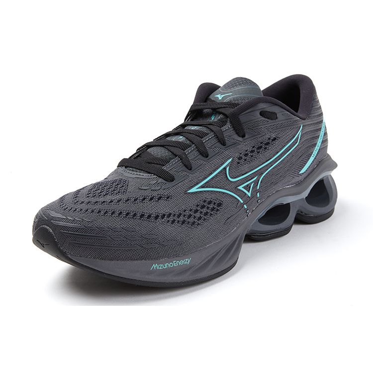 Mizuno Creation 24 Comfortable Versatile Shock Absorbing Non-Slip Wear-Resistant Low-Top Casual Running Shoes Unisex Sneaker Gray Black J1GC230107
