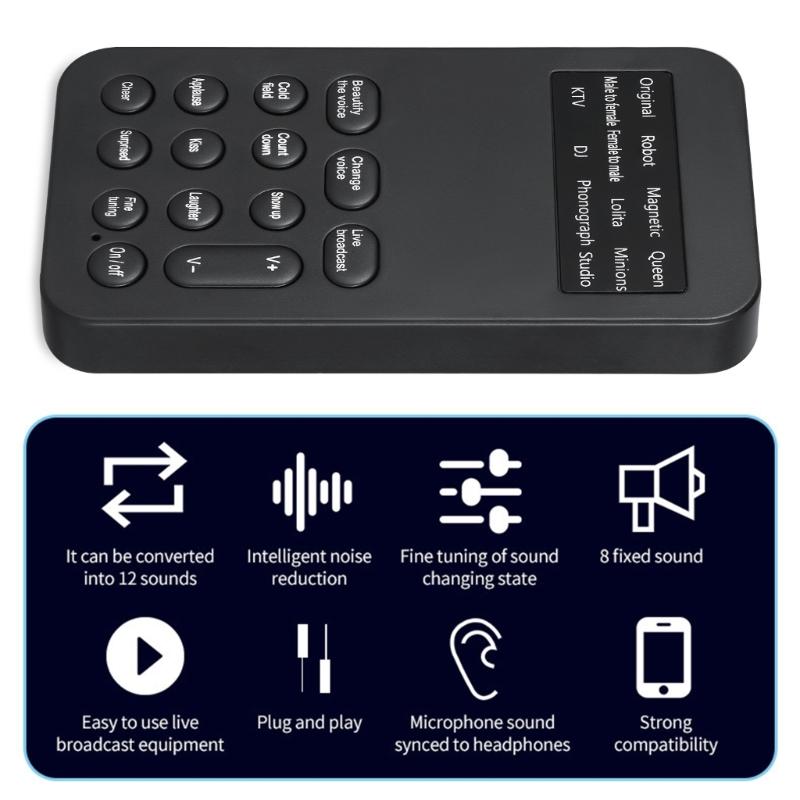 4.1 Channel USB Sound Interfaces For Real Time Voice Modulation In Streaming Podcasts And Online Broadcasting