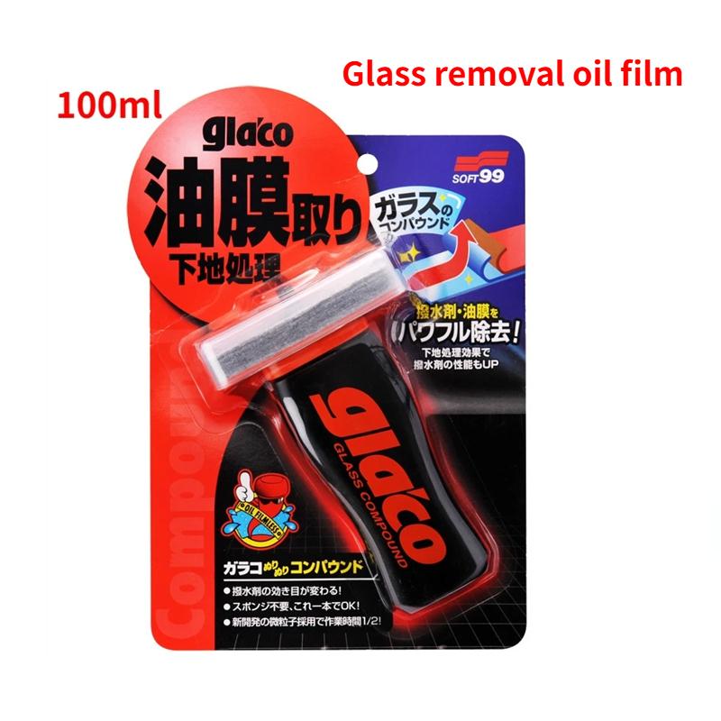 Soft99 Glaco Japan Car Windshield Glass Water Repellent Oil Film Removal Rain Glass Hydrophobic Coating Anti-rain for Car Glass 100ML 1PCS