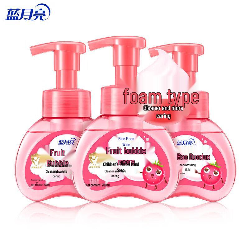 Blue Moon Fruit Foam Strawberry Kids Foaming Hand Soap