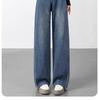 2025 Women's High-Waisted Straight-Leg Jeans: Slimming Loose Fit for Spring & Autumn