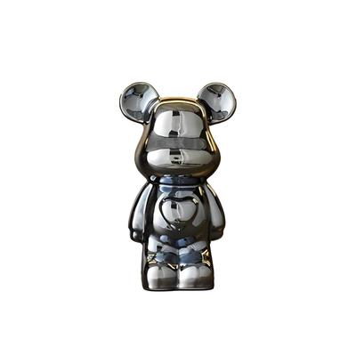 Hyack Nordic Korean Accessory Object, Ornament, Bear, Stylish, Soothing, Cute, (Black) [Used]
