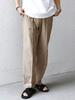 Ships Any Men's 360° THE CIRCLE STRETCH Pants with Center Crease, Beige, Size M (713120012), Suitable for Co-ordination