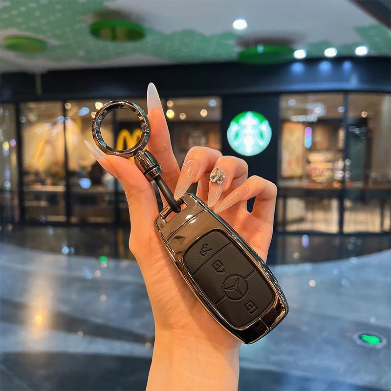 2/3/4 Buttons For Mercedes Benz W177 W205 W213 W222 G63 X167 A C E S G GLS Class Maybach TPU Car Key Cover Case Shell Fob Bag uij8