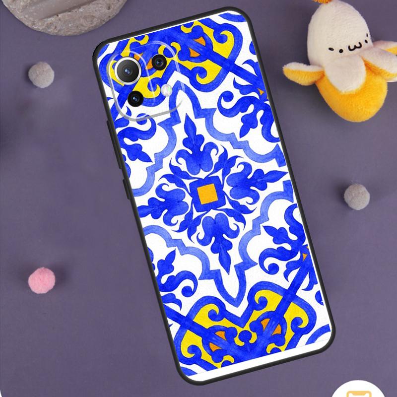 Moroccan Tile Case For Xiaomi 15T 13T 14T Pro 14 15 Ultra 17 Pro Max POCO X7 X6 X5 F5 F6 F7 F8 Pro Cover