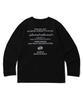 Sseochi410 Humanism Long Sleeve Black
