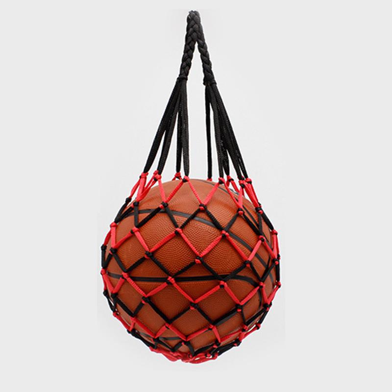 Fotbalová síťová taška Nylon Tučné úložiště Přenos jednoho míče Přenosné vybavení Venkovní sporty Fotbal Basketbal Volejbal