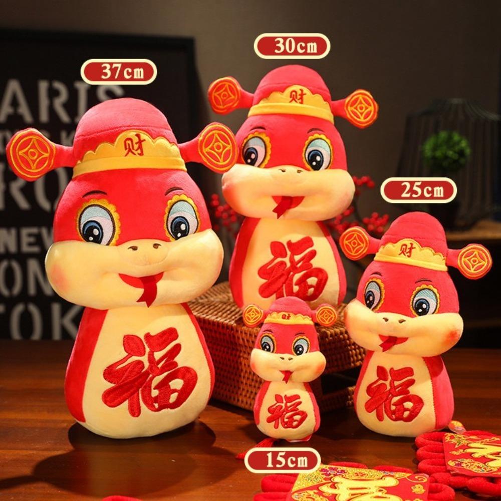 Wealth Snake Plush Doll Toy Rich Lucky Snake Doll Plushies Snake Fortune Doll  Home Decor