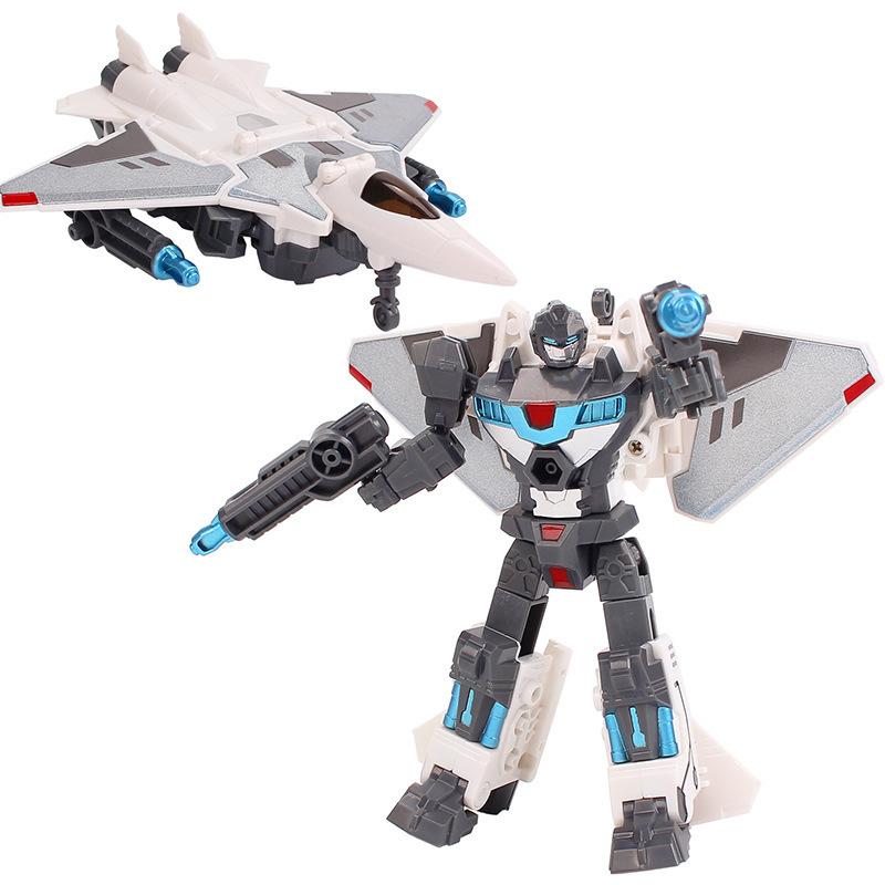 Deformation Robot Model Alloy Assembled 5 In 1 Aircraft Military Tank Figure Model Boy Toy