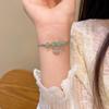 Women's Luxury Chinese Medieval-Style Fu Bracelet with Imitation Chalcedony Beads - Influencer Favorite