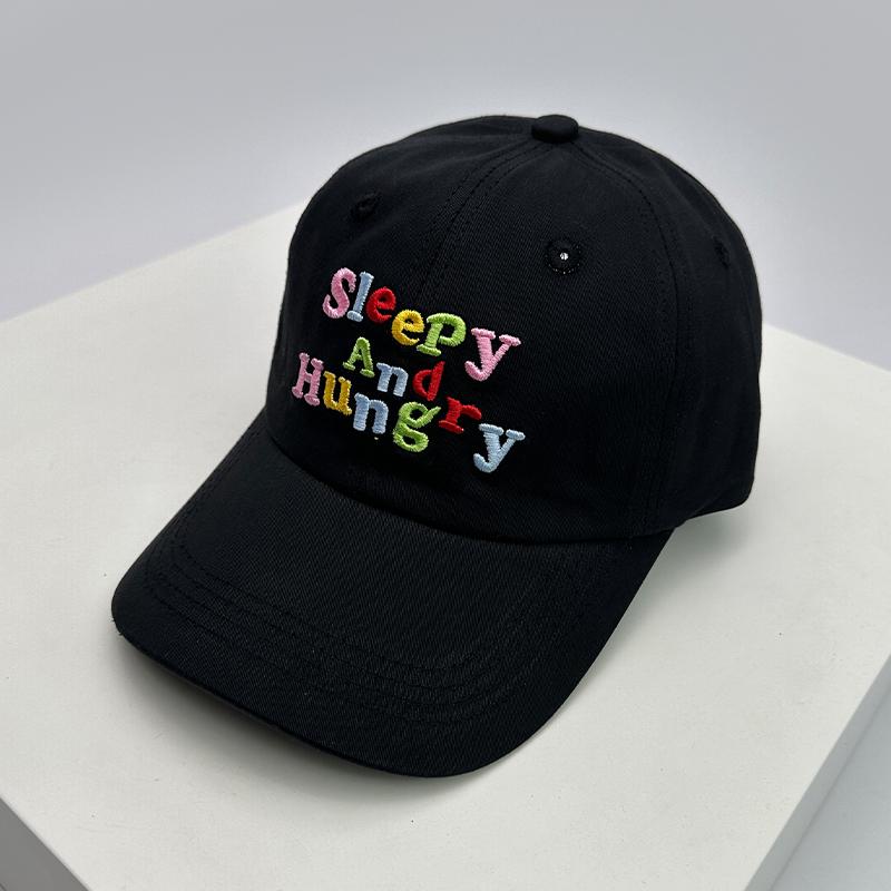 New Men Women Korean Letter Embroidery Baseball Hats Sunshade Versatile Breathable Snapback Caps Fashion Street Ins Recreational