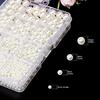 1320pcs/Box ABS Imitation Pearls Bead with Hole Loose Pearl Beads for Jewelry DIY Making Bracelet Necklace Earring Accessories