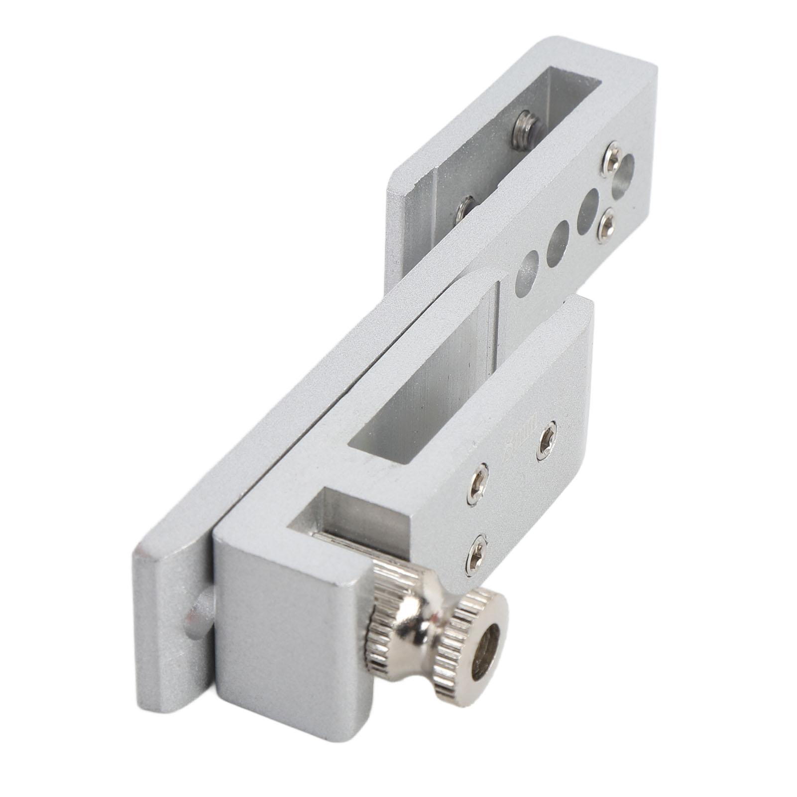 

Sliding Glass Door Lock 12 Holes Limit Metal Security Latch for Home Hotel Bathroom Frameless Shower Room Silver 8mm Silver 8mm / 0.3in
