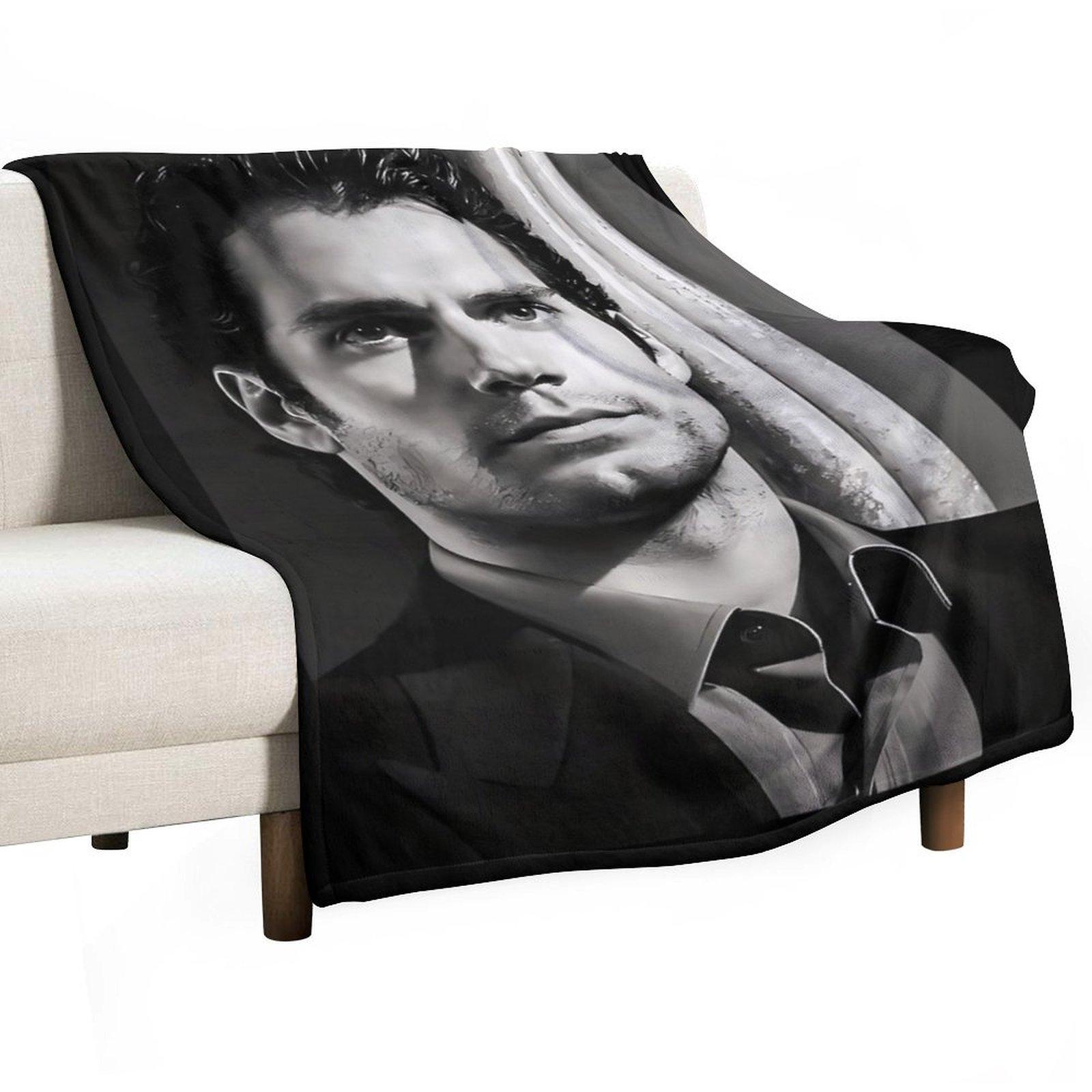 Генри Кавилл Ч/Б Плед Утяжеленный Зимние кровати Люкс St Hairys Пледы 30x40in