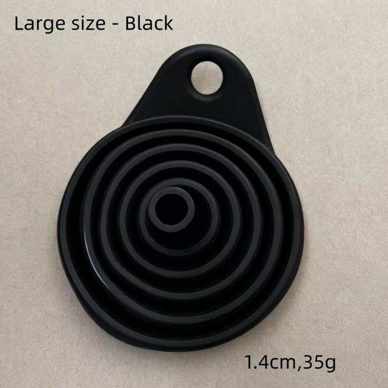 1/3/5/10 pcs S L Folding Silicone Funnel for Filling Bottles Kitchen Silicone Funnel Collapsible Kitchen Gadgets Oil Filler