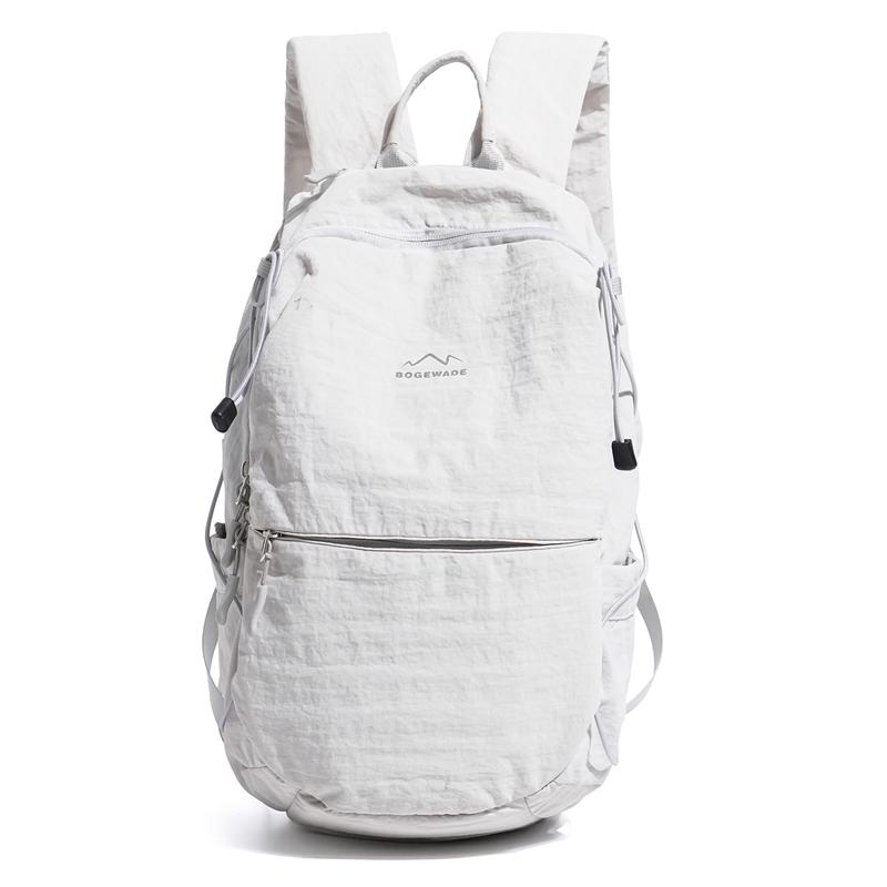 Contrast Color Backpack Lightweight Student Schoolbag Outdoor Travel Waterproof Backpack