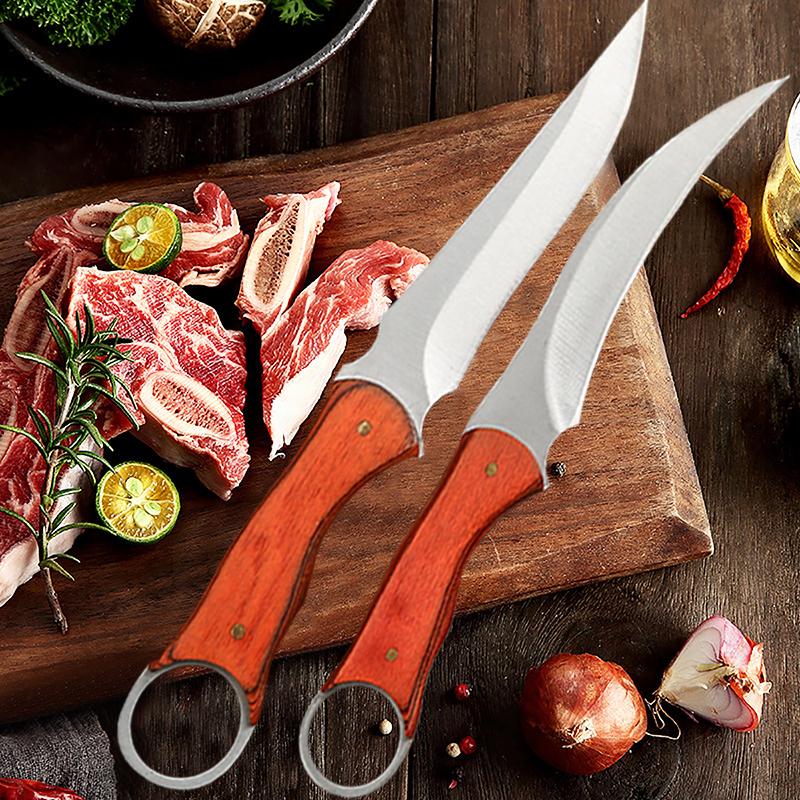 Chef Knife for Cooking Meat Cleaver Knife Kitchen Handmade Forged Knife Fruit Slicer Stainless Steel Professional Boning Knife