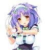 Biamoxer Womens NEKOPARA Chocola Vanilla Maid Cosplay Costume Sexy Cute Dress Full Set