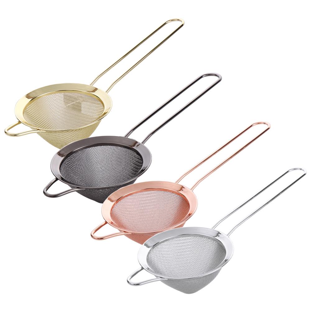 Home Practical Sifting Kitchen Gadget Kitchen Baking Colander Strainer Cocktail Filter Oil Skimmer