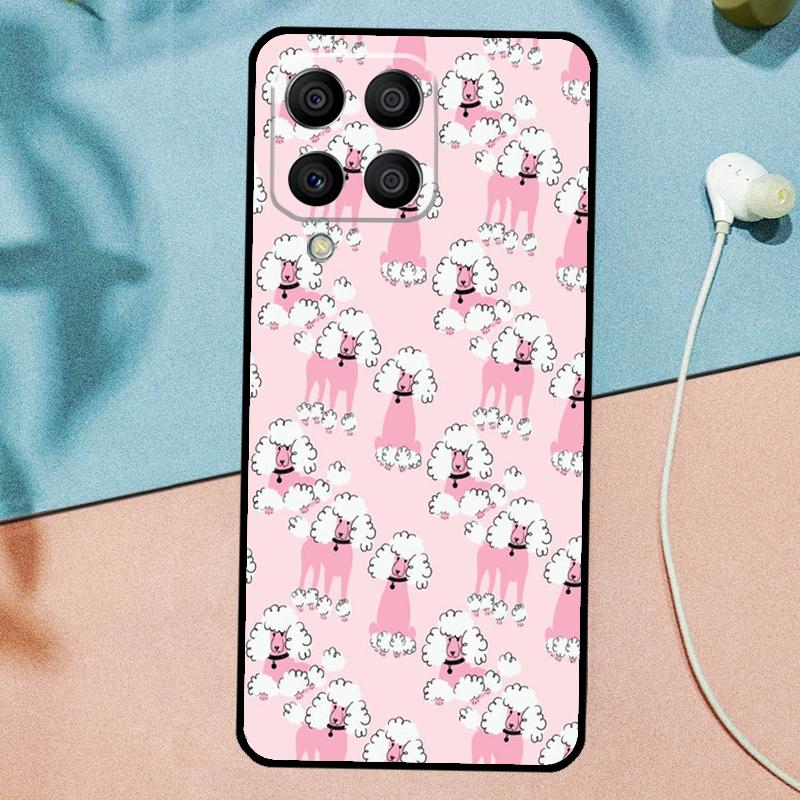 Poodles Cartoon Girly Cute For Samsung Galaxy M33 M35 M55 M15 M12 M13 M14 M34 M54 M53 M21 M31 M11 M32 M52 M06 M16 Case
