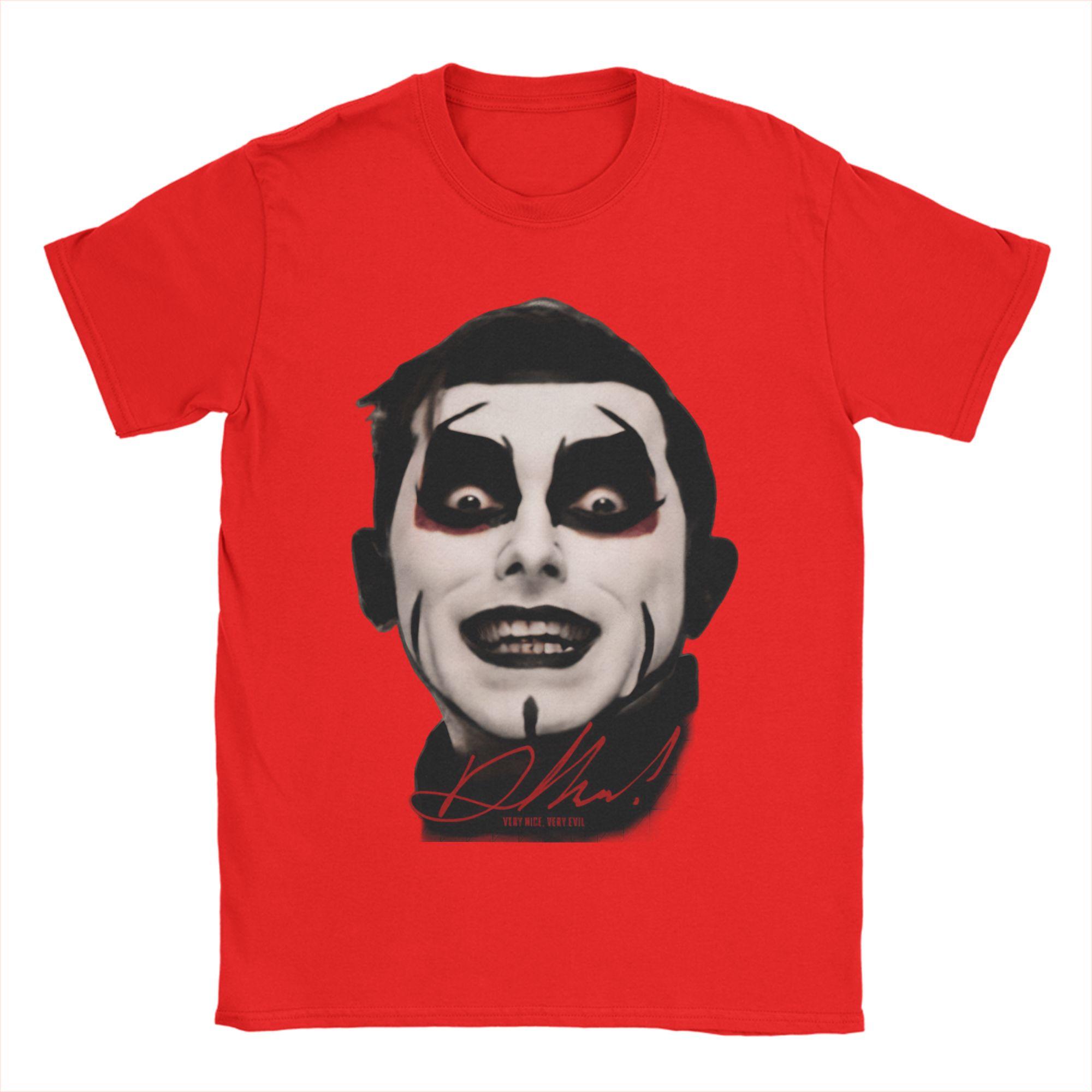 Danhausen Wrestler Wrestling Very Nice Very Evil Cotton TShirt For Unisex Summer Y2K Casual T Shirts ONeck Tees Casual Tops M